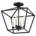 Quorum Home Quorum - 304-13-69 - Four Light Dual Mount - Textured Black