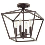 Quorum Home Quorum - 304-13-86 - Four Light Dual Mount - Oiled Bronze