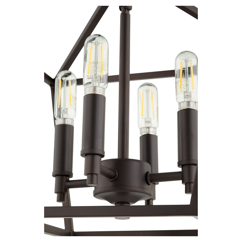 Quorum Home Quorum - 304-13-86 - Four Light Dual Mount - Oiled Bronze