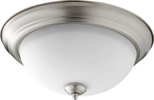 Quorum Home Quorum - 3063-15-65 - Three Light Ceiling Mount - Satin Nickel w/ Satin Opal
