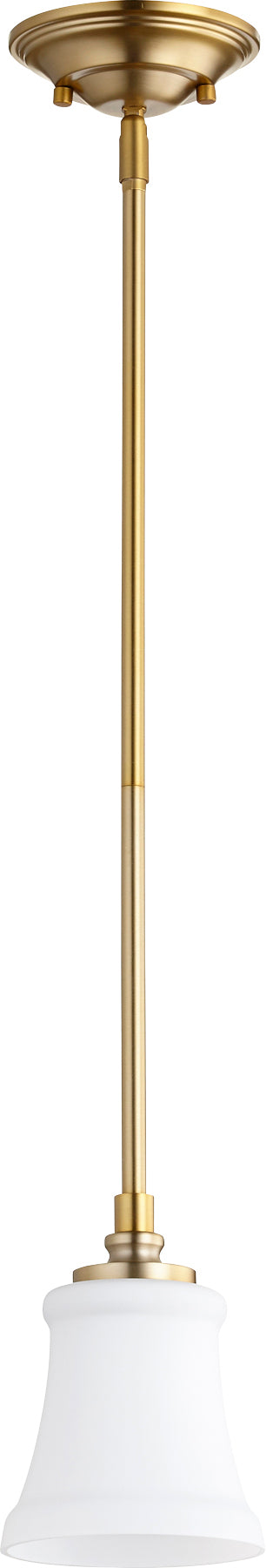 Quorum Home Quorum - 3122-80 - One Light Pendant - Aged Brass