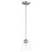Quorum Home Quorum - 3127-265 - One Light Pendant - Satin Nickel w/ Clear/Seeded