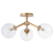 Quorum Home Quorum - 3132-21-80 - Three Light Ceiling Mount - Aged Brass
