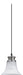 Quorum Home Quorum - 3174-65 - One Light Pendant - Satin Nickel