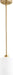 Quorum Home Quorum - 3207-80 - One Light Pendant - Aged Brass
