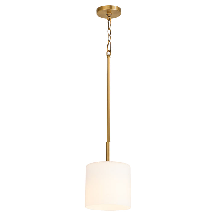 RUTHERFORD 1 Light Pendant - Brushed Brass