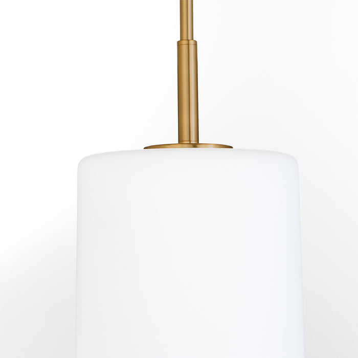 RUTHERFORD 1 Light Pendant - Brushed Brass