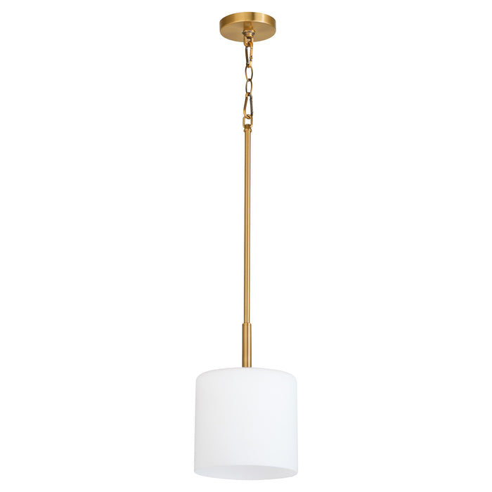RUTHERFORD 1 Light Pendant - Brushed Brass