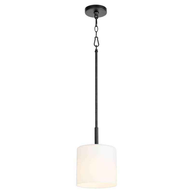 RUTHERFORD 1 Light Pendant - Matte Black