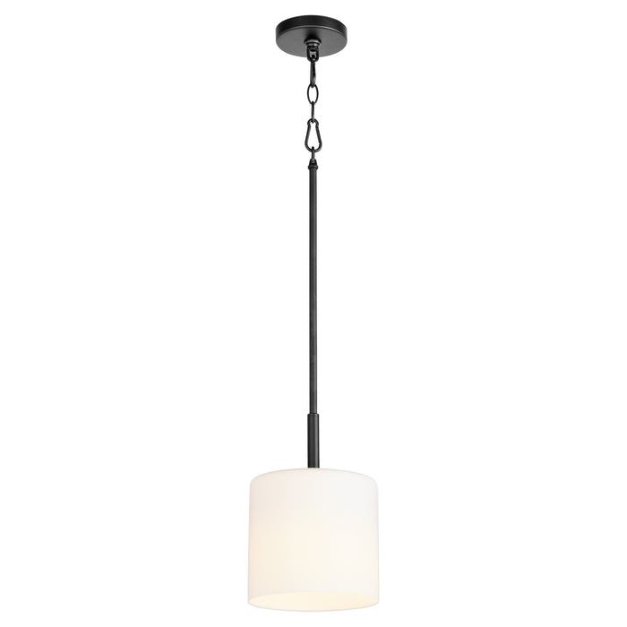 RUTHERFORD 1 Light Pendant - Matte Black