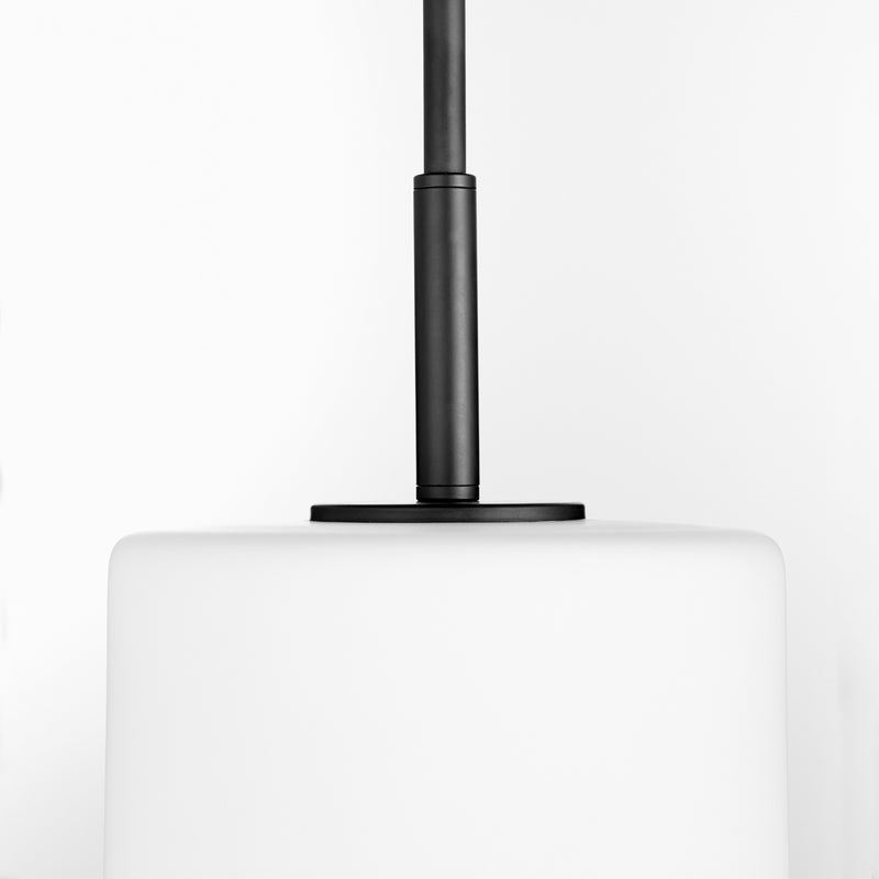 RUTHERFORD 1 Light Pendant - Matte Black