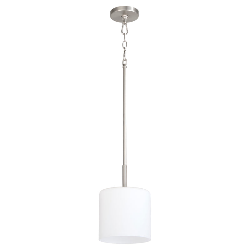 RUTHERFORD 1 Light Pendant - Satin Nickel