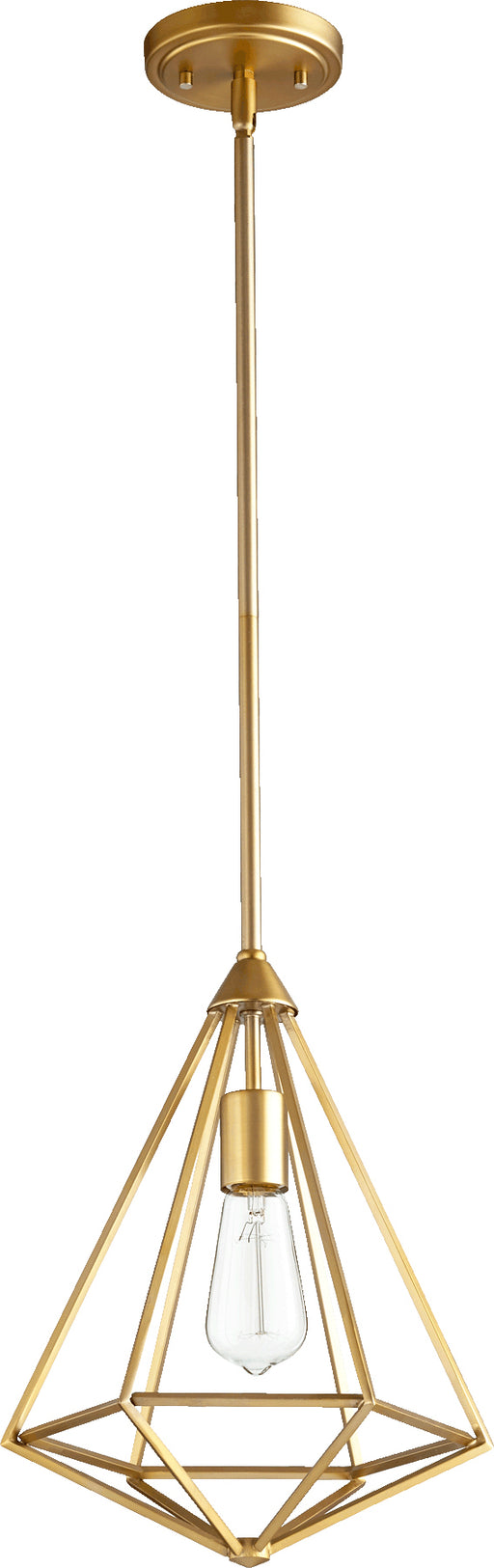 Quorum Home Quorum - 3311-80 - One Light Pendant - Aged Brass