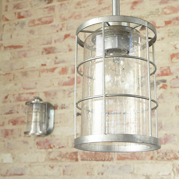 Quorum Home Quorum - 3364-7 - One Light Pendant - Tumbled Steel