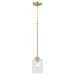 Quorum Home Quorum - 3374-80 - One Light Pendant - Aged Brass