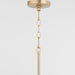 Quorum Home Quorum - 3374-80 - One Light Pendant - Aged Brass