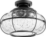Quorum Home Quorum - 3375-13-69 - One Light Ceiling Mount - Textured Black