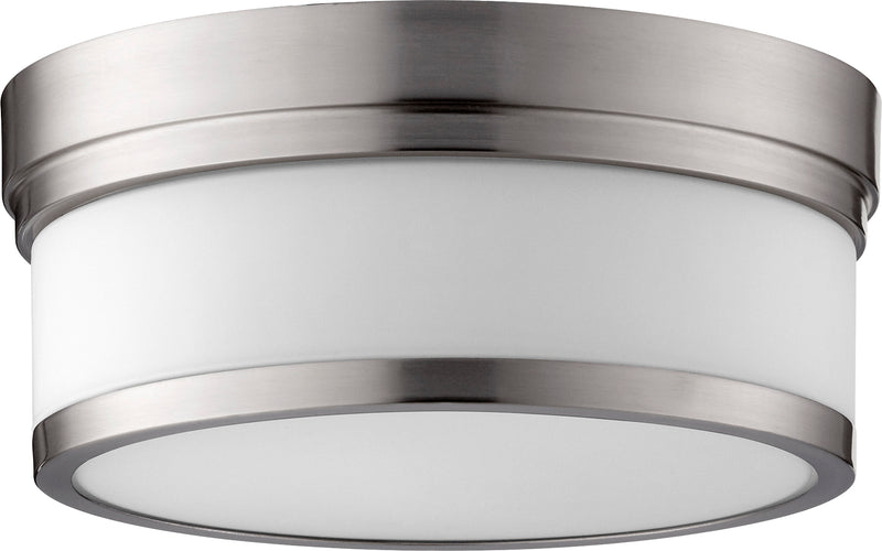 Quorum Home Quorum - 3509-12-65 - Two Light Ceiling Mount - Satin Nickel