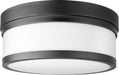 Quorum Home Quorum - 3509-12-69 - Two Light Ceiling Mount - Textured Black