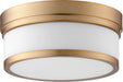 Quorum Home Quorum - 3509-12-80 - Two Light Ceiling Mount - Aged Brass
