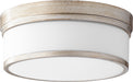 Quorum Home Quorum - 3509-14-60 - Three Light Ceiling Mount - Aged Silver Leaf
