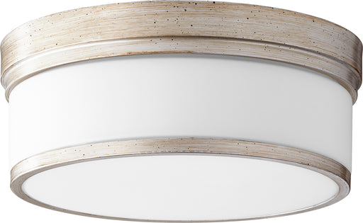 Quorum Home Quorum - 3509-14-60 - Three Light Ceiling Mount - Aged Silver Leaf