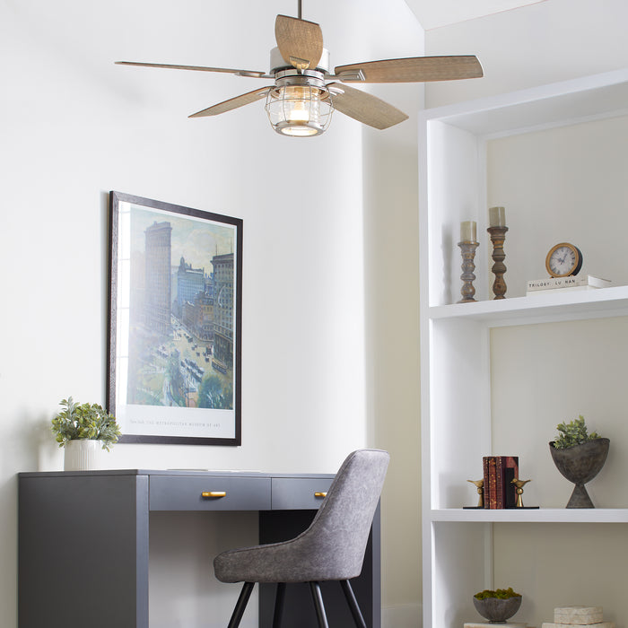 Quorum Home Quorum - 3525-65 - 52"Ceiling Fan - Satin Nickel