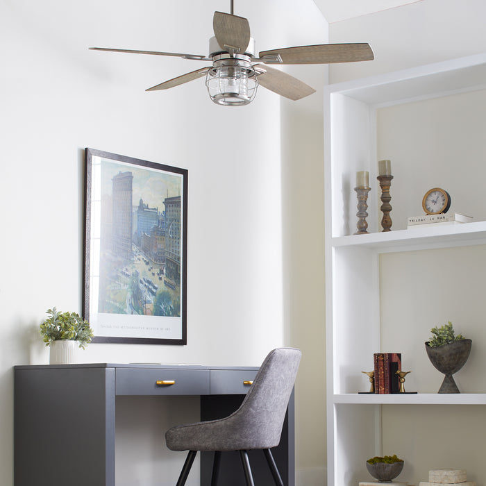 Quorum Home Quorum - 3525-65 - 52"Ceiling Fan - Satin Nickel