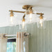 Quorum Home Quorum - 358-4-80 - Four Light Ceiling Mount - Aged Brass
