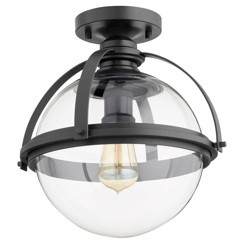 Quorum Home Quorum - 38-13-69 - One Light Ceiling Mount - Textured Black