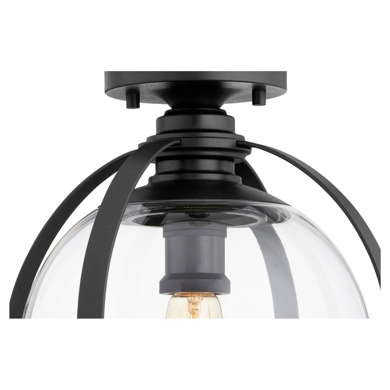 Quorum Home Quorum - 38-13-69 - One Light Ceiling Mount - Textured Black