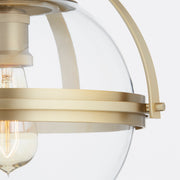 Quorum Home Quorum - 38-13-80 - One Light Ceiling Mount - Aged Brass