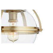 Quorum Home Quorum - 38-13-80 - One Light Ceiling Mount - Aged Brass