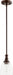 Quorum Home Quorum - 3811-186 - One Light Pendant - Oiled Bronze w/ Clear/Seeded