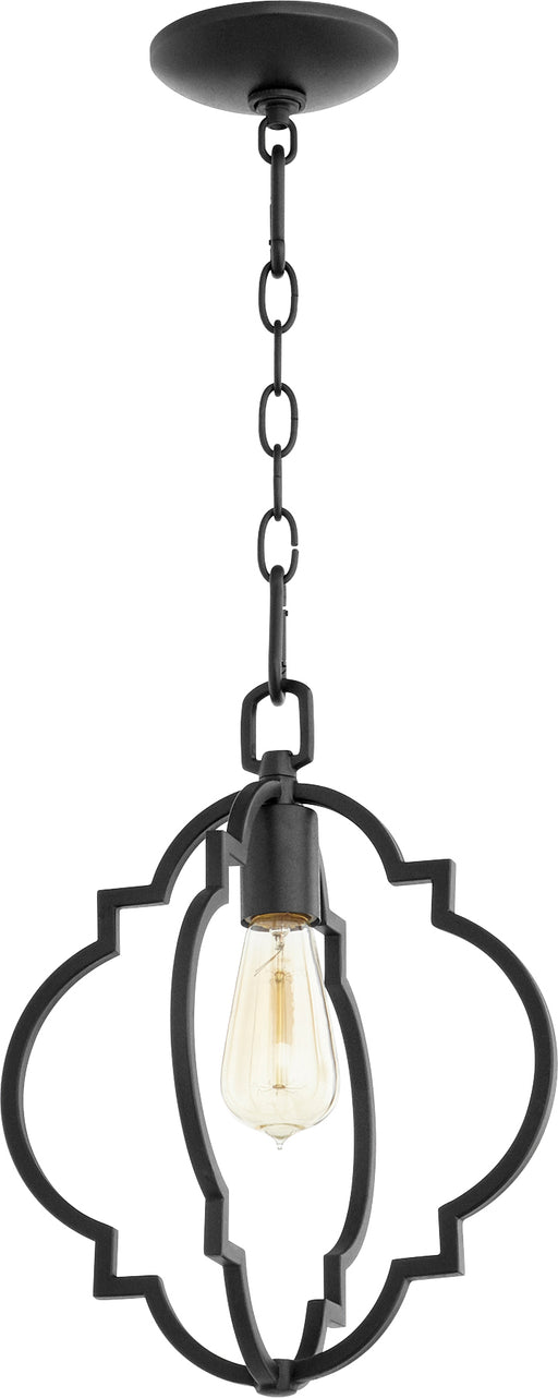 Quorum Home Quorum - 3842-69 - One Light Pendant - Textured Black