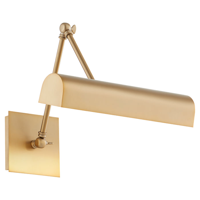 Quorum Home Quorum - 411-15-80 - Two Light Picture Light - Aged Brass