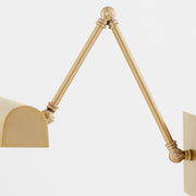 Quorum Home Quorum - 411-15-80 - Two Light Picture Light - Aged Brass