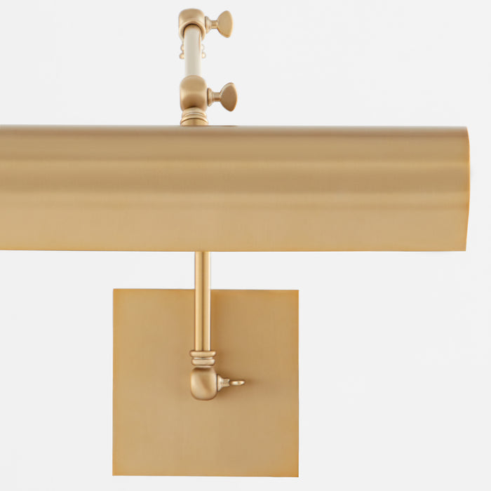 Quorum Home Quorum - 411-15-80 - Two Light Picture Light - Aged Brass