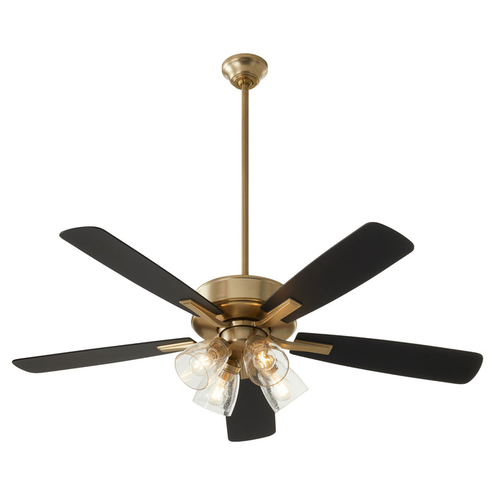 Quorum Home Quorum - 4525-2480 - 52"Ceiling Fan - Aged Brass