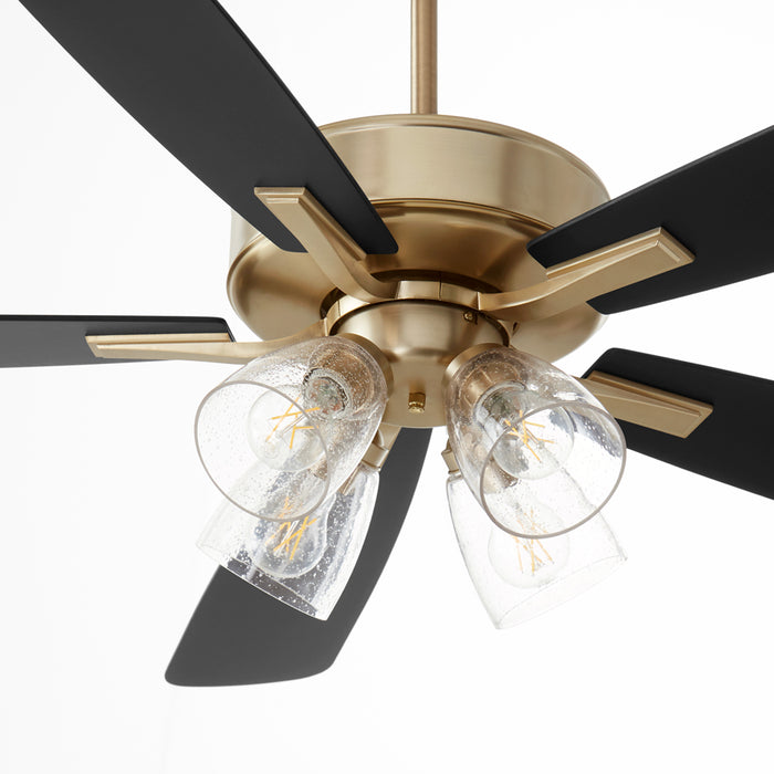 Quorum Home Quorum - 4525-2480 - 52"Ceiling Fan - Aged Brass