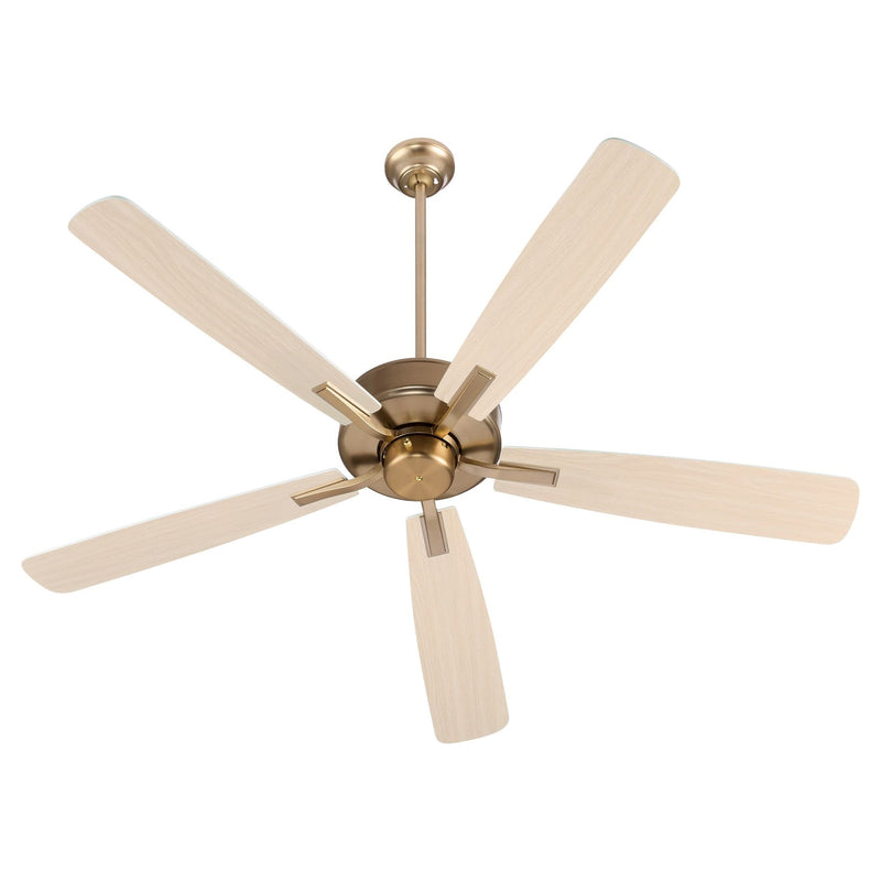 Ovation 60” 5 Blade Fan – Aged Brass/Studio White