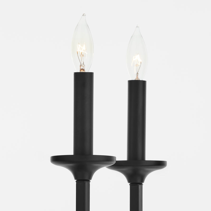 Quorum Home Quorum - 5005-2-59 - Two Light Wall Mount - Matte Black