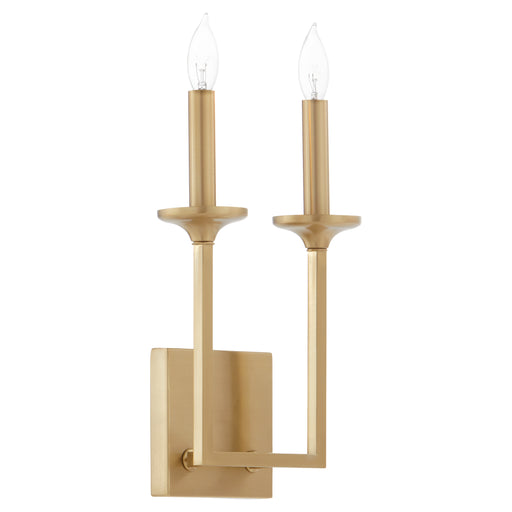 Quorum Home Quorum - 5005-2-80 - Two Light Wall Mount - Aged Brass
