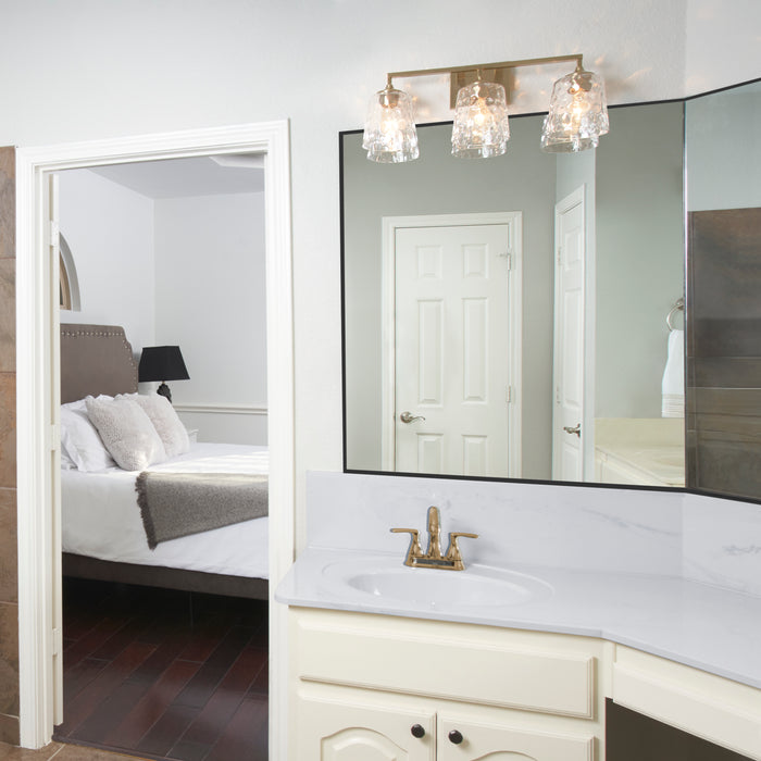 Quorum Home Quorum - 5005-3-180 - Three Light Vanity - Aged Brass