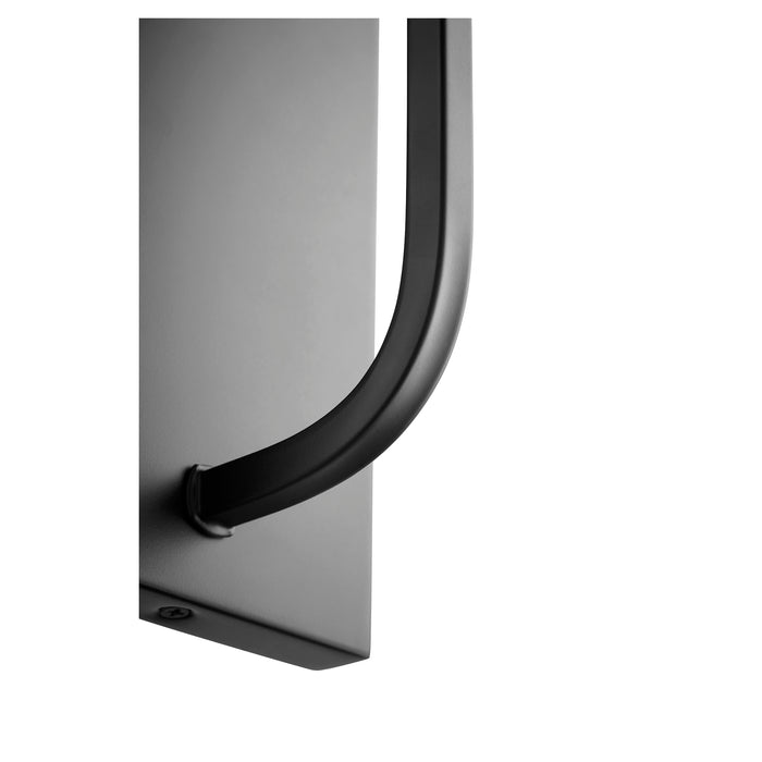 Quorum Home Quorum - 501-1-69 - One Light Wall Mount - Textured Black w/ Clear Fluted Glass