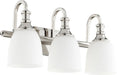 Quorum Home Quorum - 5011-3-62 - Three Light Vanity - Polished Nickel