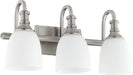 Quorum Home Quorum - 5011-3-65 - Three Light Vanity - Satin Nickel