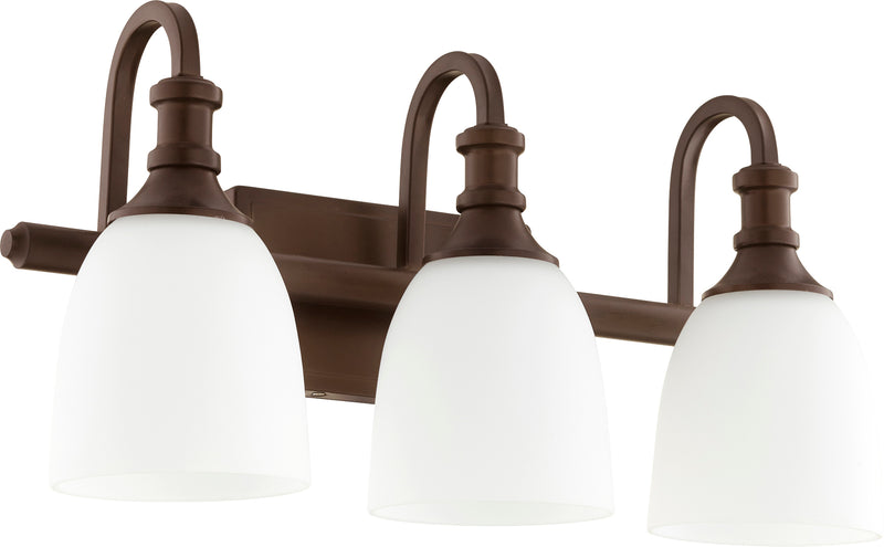 Quorum Home Quorum - 5011-3-86 - Three Light Vanity - Oiled Bronze