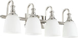 Quorum Home Quorum - 5011-4-62 - Four Light Vanity - Polished Nickel