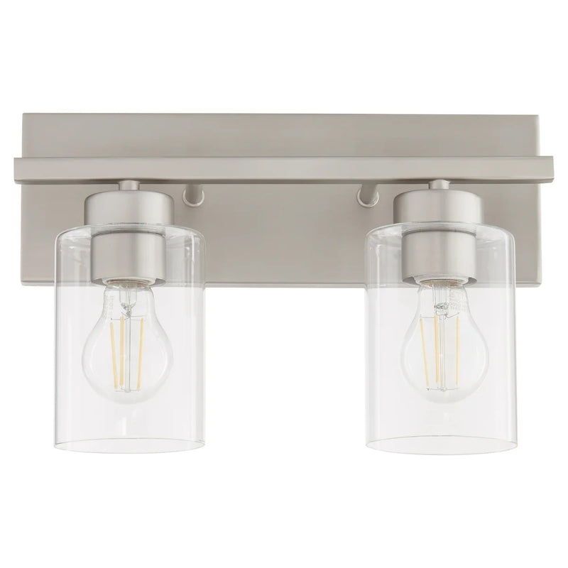 Quorum Home Quorum - 5012-2-65 - Two Light Vanity - Satin Nickel